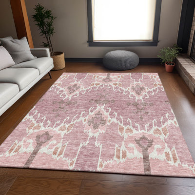 Tapis d'entrée / extérieur antidérapant Caziyah