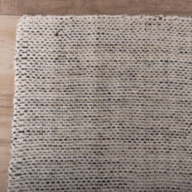 Tapis en laine tissé à la main, Rectangle 8 pi 9 po x 11 pi 9 po
