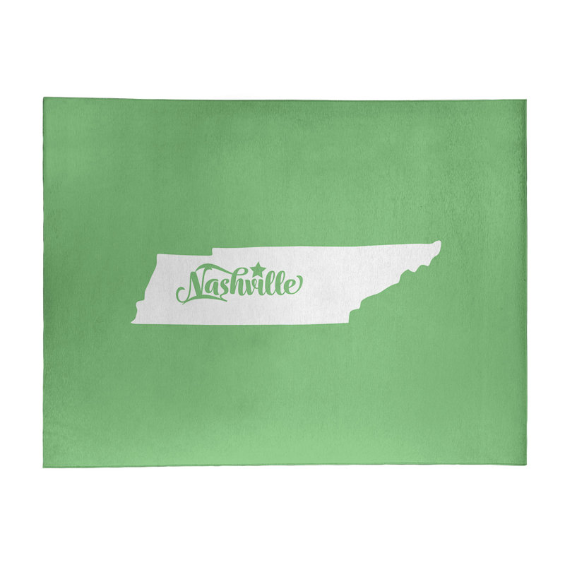Tapis en poly-chenille nashville tennessee, Rectangle 5 pi x 7 pi