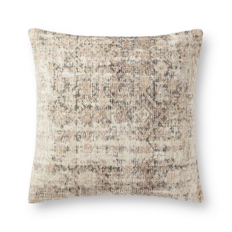 Housse et insert de coussin carré Larkspur, Housse de coussin seulement - sans coussin