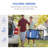 Folding Patio Chairs Set Of 2, Outdoor Deck Chair With Adjustable Sling Back, Camping Chair With Removable Headrest For Garden, Backyard, Lawn, Blue-581476825