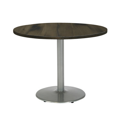 Urban Loft Round Solid Wood Breakroom Table