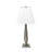Madison River 24" Table Lamp with Square White Shades Set of 2 Table Lamps