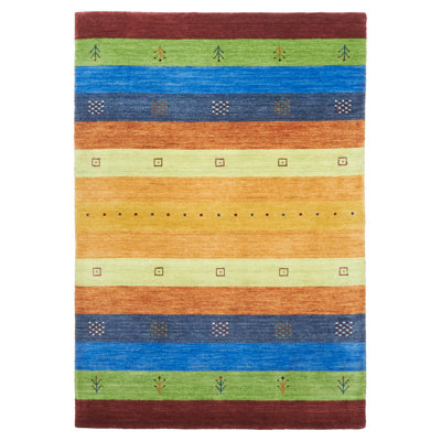 Kashkuli Gabbeh Copper Rug 3'11" x 5'8"