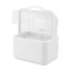 Lissia Plastic 3 Compartment Makeup Organiser