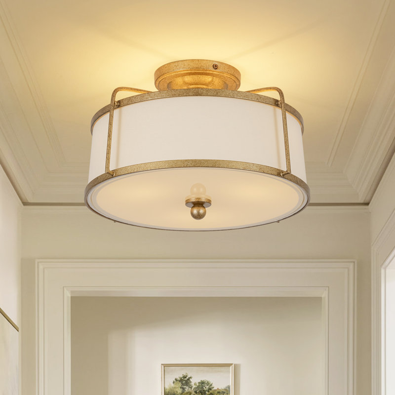 Plafonnier semi-encastré 3 lumières