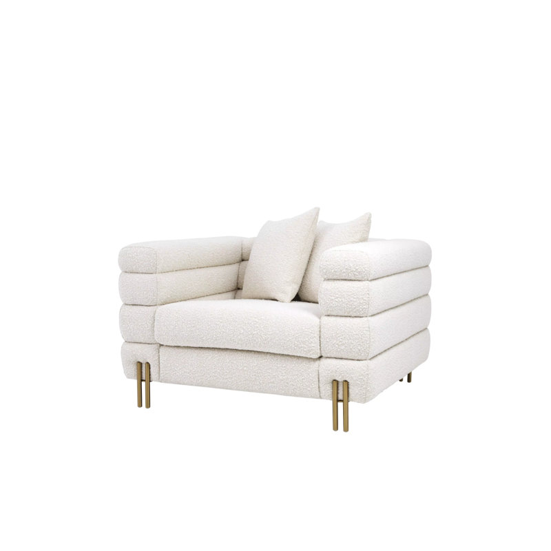 Fauteuil d'appoint York, Crème