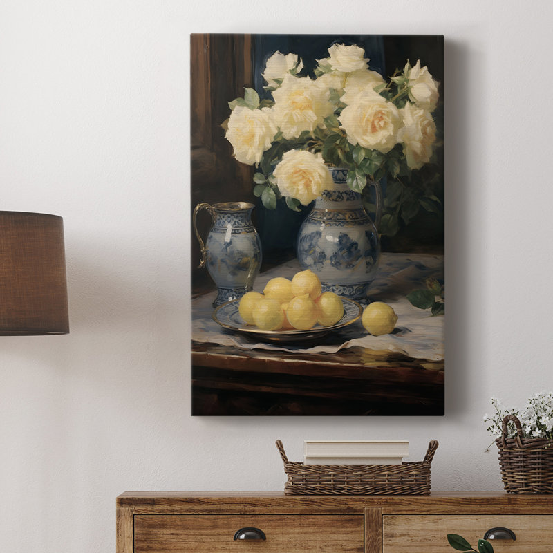 Motif floral rétro CCVII - Cavas enveloppés de galerie