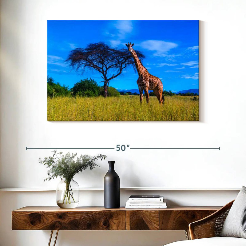 Girafe du parc national Brampt Ruaha, H 26 po x l 39 po