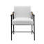 Chaise avec accoudoirs rembourrée Sorine-1790507198
