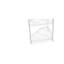 6 Tier Shelf Corner Wire Shelf Rack Pentagonal Shelves Adjustable Metal Heavy Duty Free Standing Corner Storage Display Chrome Rack For Bathroom, Living Room, Kitchen