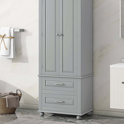Bathroom Storage Cabinet with Two Drawers