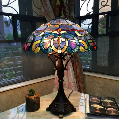 Lampe de table en bronze antique foncé 26 po Suvi
