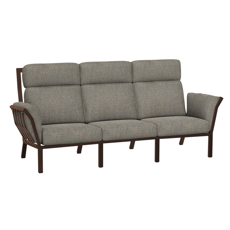 Aris Outdoor 3 - Seat Patio Sofa, Sahara Cafe, Copper Creek
