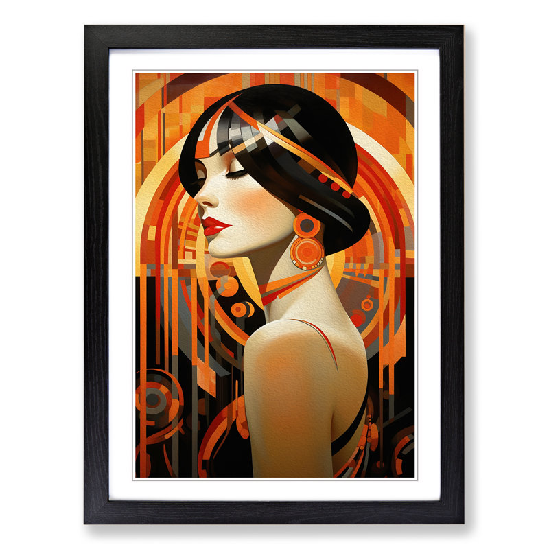 Single Picture Frame Print on Wood, Black Framed, 64cm H x 46cm W