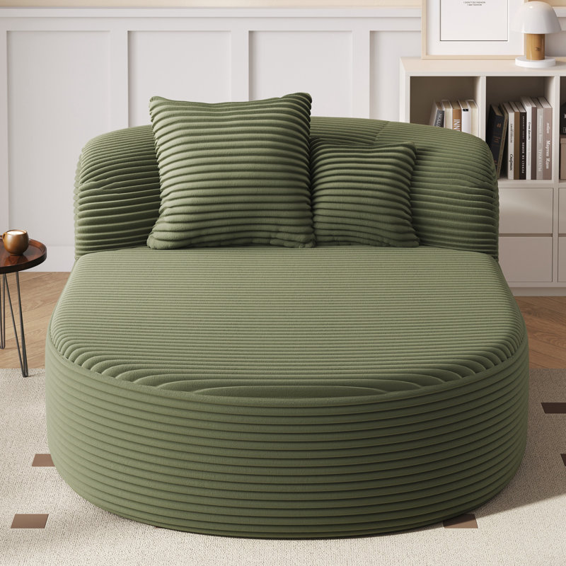 Canapé moderne sans méridienne, Vert