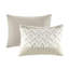 Édredon en coton. Conception en chenille capitonnée. Imprimé taupe. Rembourrage. 2 taies décoratives. . Literie chaude et confortable avec chenille. Taies décoratives incluses. Option confortable-120218494-120218493