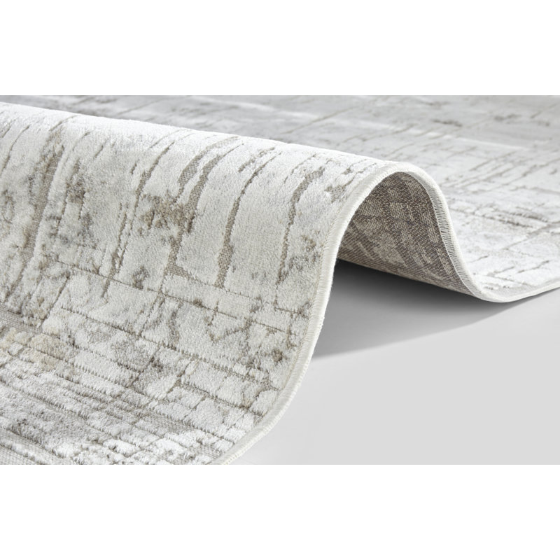 Chameis Machine Woven Beige Indoor Rug, Rectangle 200 x 290cm