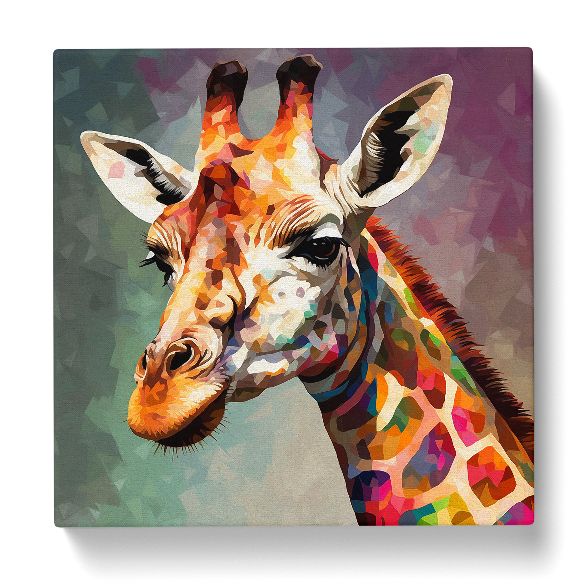 Latitude Vive Giraffe Abstract - No Frame Art Prints | Wayfair.co.uk