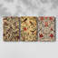 Ensemble de toiles tendues avec châssis de la meilleure collection de la collection Homure de William Morris de Morris Morris - Prêt à être accroché-522821018