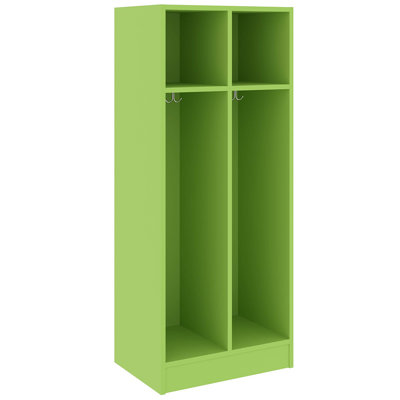 Armoire de rangement double à deux compartiments pour salle de classe