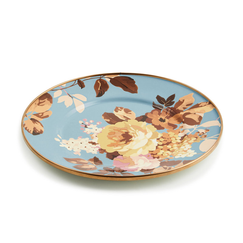 Wild Rose Salad/Dessert Plate, Slate
