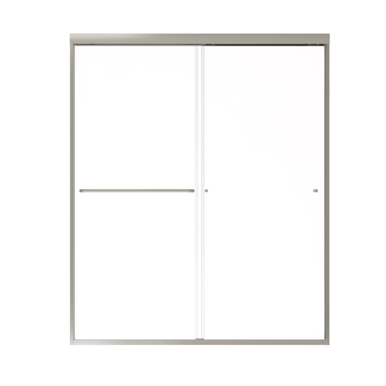 Priscilla 56" - 60" W X 72" H Double Sliding Framed Shower Door