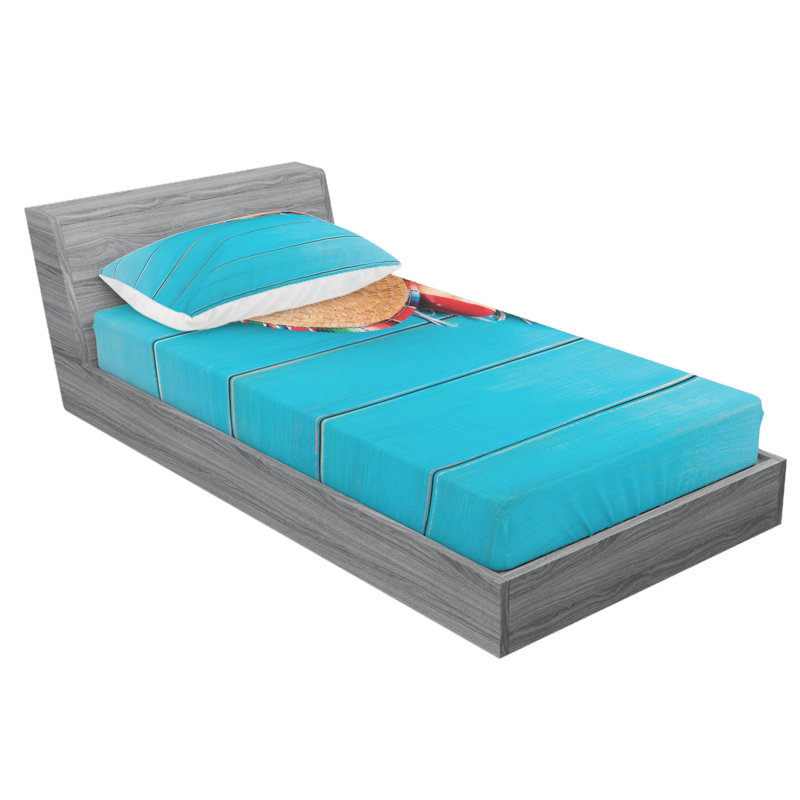 Microfiber Sheet Set, Twin Sheet Set with Fitted Sheet