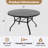 Round Outdoor Patio Dining Table With Umbrella Hole-1000397519-1000397504