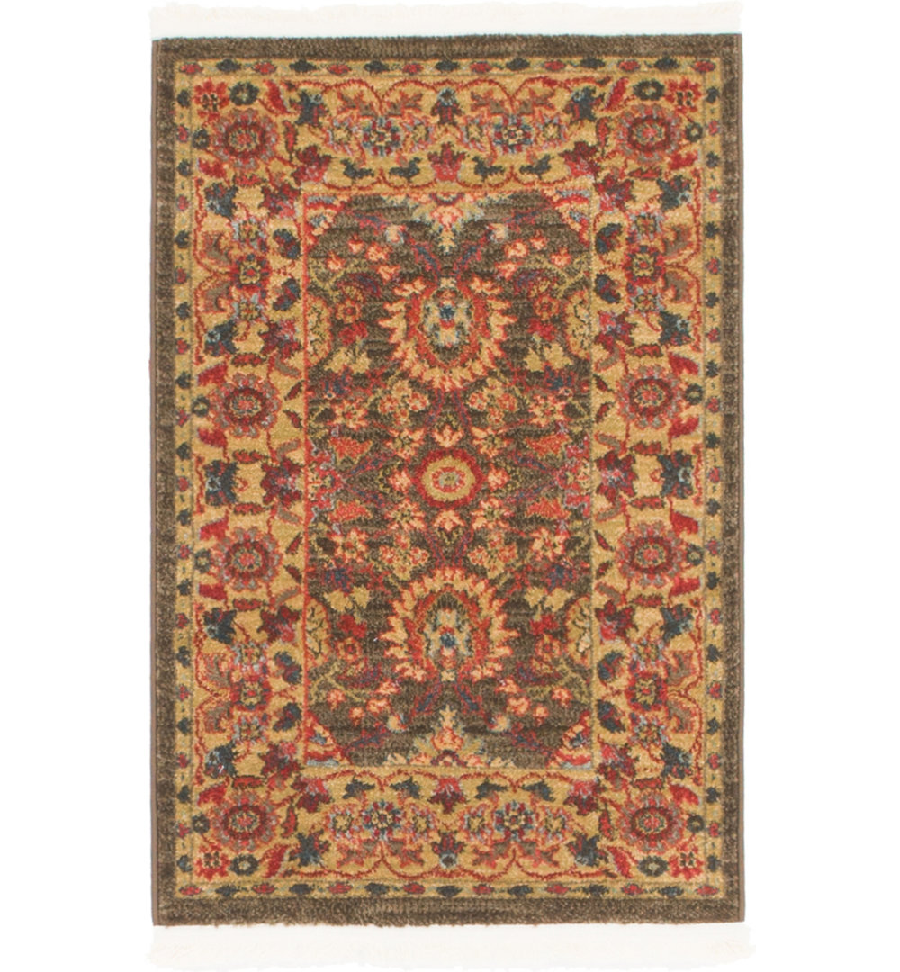 Moore Brown Rug Charlton Home® Rug 