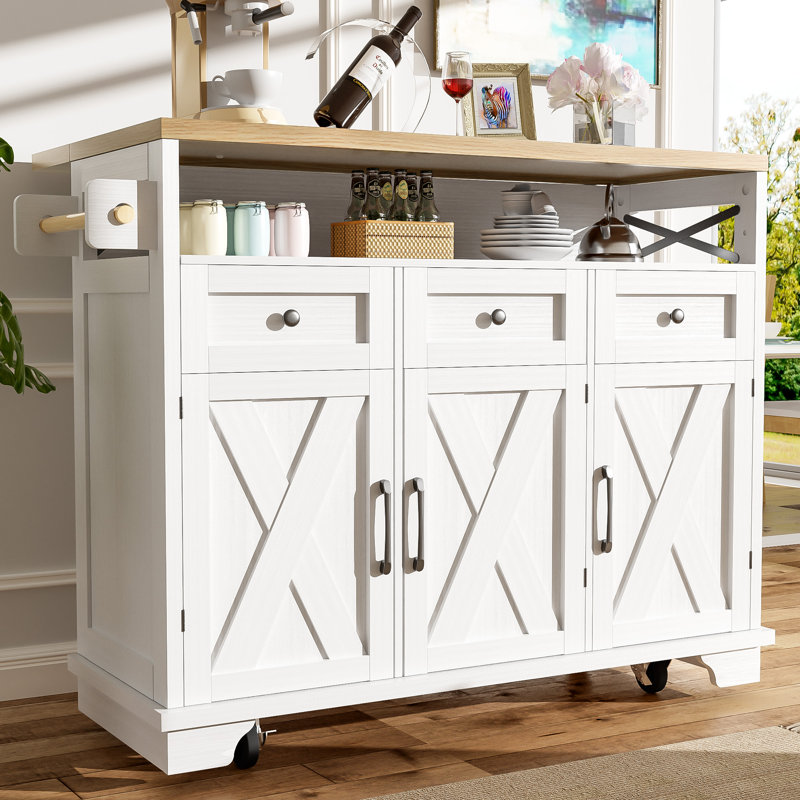 Kitchen Cart, White