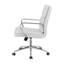 Standard Back Upholstered Office Chair White