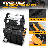 2-Tier Stackable Tool Box Trolley Heavy-Duty Portable Tool Storage With Extendable Handle??