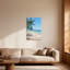 Plantes et fleurs, plage tropicale, palmiers, océan, ciel, noix de coco, vagues de sable-689088807