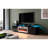 Genoveva 71" Modern TV Stand with Electric Fireplace, High Gloss Finish, Media Storage-668799329