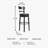 Daiah Swivel Upholstered Counter Stool with Solid Wood Frame