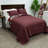 Bear Peak Cotton Quilted No Pattern And Not Solid Colour Quilt Set-978320025