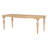 Vintage Traditionalextendable Dining Table Withremovable Leaf, Natural