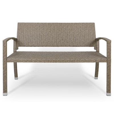 Chantell Wicker Outdoor Bench