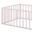 Metal Floor Bed Frame With Fence And Door-537394766