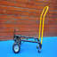 Chariot à main double chariot à 2 roues et chariot à pousser à 4 roues avec roues pivotantes Chariot à plateforme robuste d'une capacité de 330 lb pour le déplacement / entrepôt / jardin / épicerie