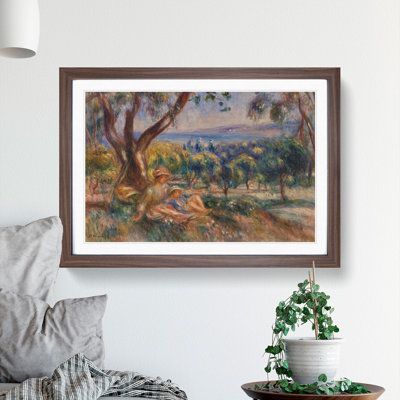 Landscape with Figures by Pierre-Auguste Renoir - Picture Frame Painting