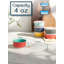 Ensemble de 6 ramequins en porcelaine 6 pièces avec couvercles de ruban colorés, plats de cuisson 3,5 oz-129176392-115682893