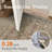 Kitty Machine Washable Taupe/Black Area Rug with Non-Slip Backing-107388738