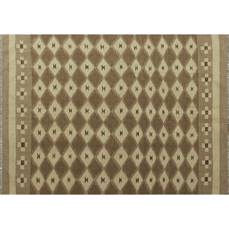Benge Wool Geometric Indoor Rug