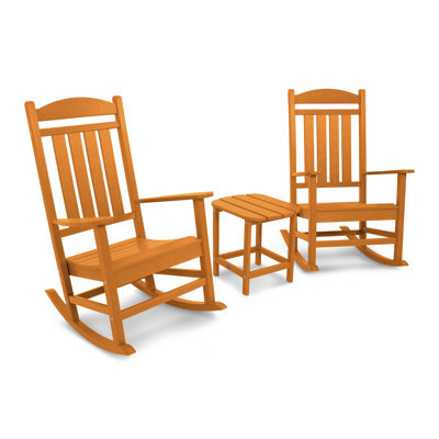 POLYWOOD® Rocker 2-Person Patio Seating Group