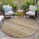 Machine Washable Indoor/Outdoor Xhevrie Beige Rug