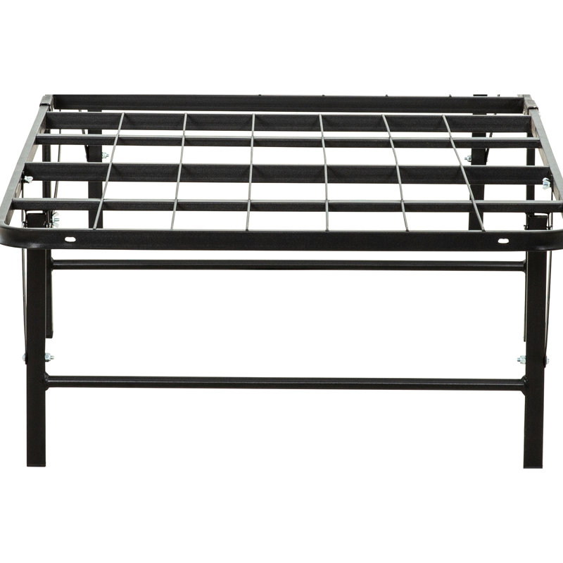 Metal Twin Bed Platform - Mattress Foundation, Bedroom Space And Practical, Twin