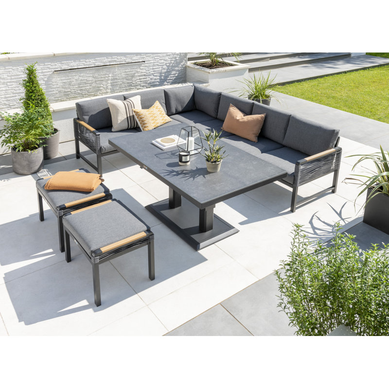 Najmo - Bellmount Large Corner Set with Height Adjust Table