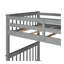 Twin-Over-Twin Bunk Bed With Ladders And Two Storage Drawers (Grey)-1698174186